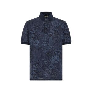 Etro Men Paisley-Print Cotton Roma Polo